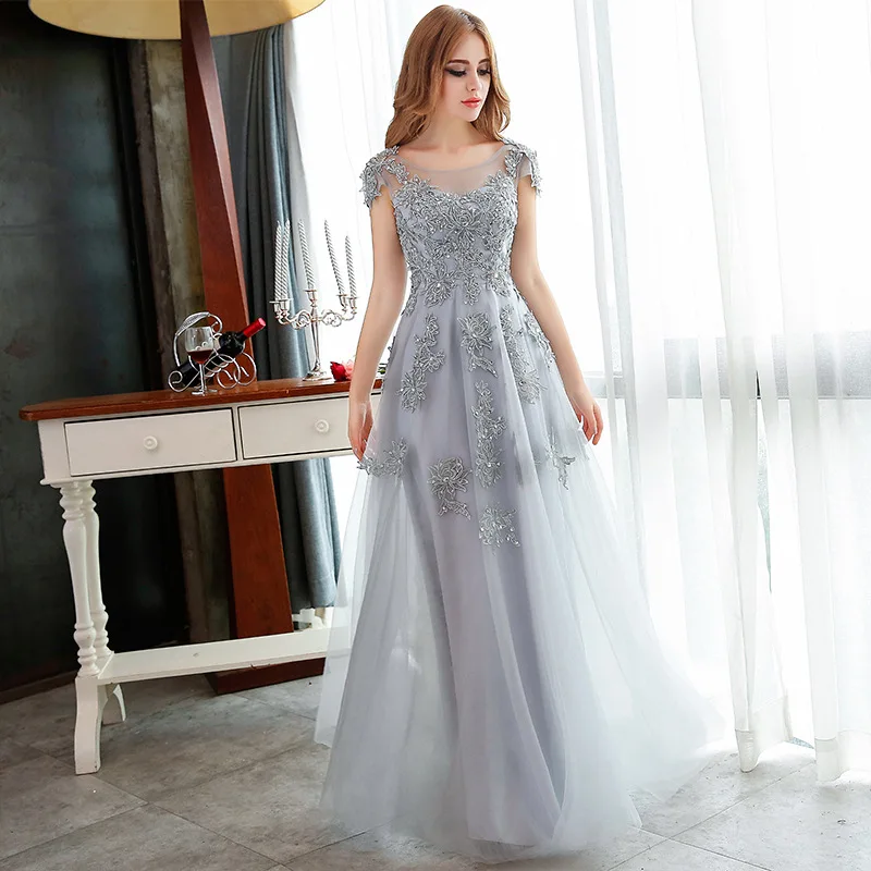 Grey Evening Dresses
