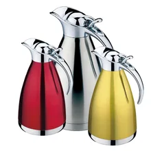 4 Farbe 1L 1.5L 2L Kaffee Thermoskanne Becher Edelstahl teekanne Vakuum Flaschen Termos Tassen Garrafa Termica Thermo Hot Wasser flasche