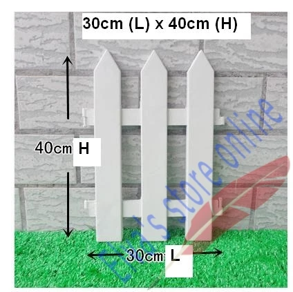 30 см x 40 см пластиковые заборы белые ограждения в европейском стиле вставить грунт для садового двора Декор легко собрать