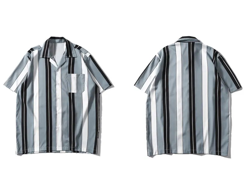 Vertical Stripes Shirts 2-1