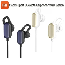 100% Authentic Xiaomi Mi Sports activities Bluetooth Headset Youth Version Xiaomi Wi-fi Bluetooth 4.1 With Microphone IPX4 Waterproof