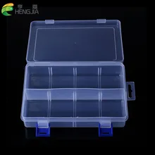 HENGJIA 1 шт. прозрачные видимые пластиковые рыболовные снасти коробка Fly рыболовная приманка Поппер рыболовные аксессуары