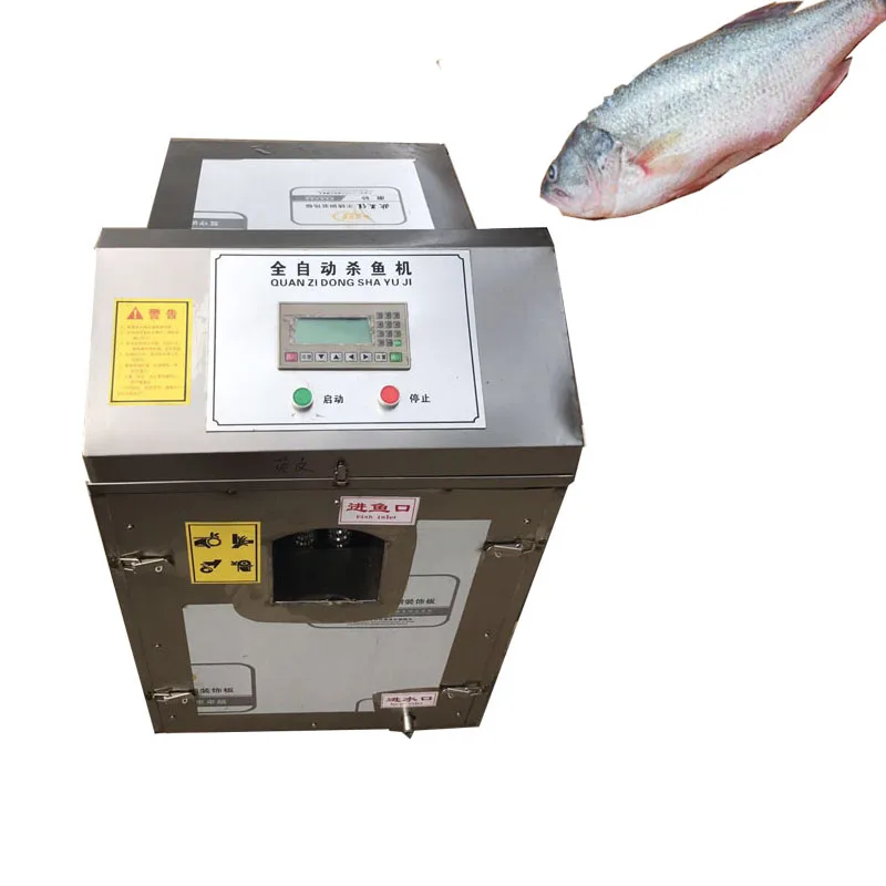 High speed fish scaling gutting machine Tilapia carp killing debonding with wide range |