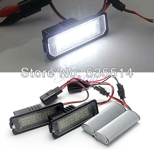 Buy LED License Plate Light fit for VW Golf 4 5 6 GTi