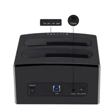 Etmakit 100% новый Алюминий сплав 2.5/3.5 дюймов мобильный жесткий диск Box Dual отсеков USB 3.0 без Шурупы сиденье Рамки для PC/MAC