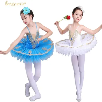 

Songyuexia professional ballet tutu children girls ballet tutu adult women dancer party ballet woman dance costumes for girls