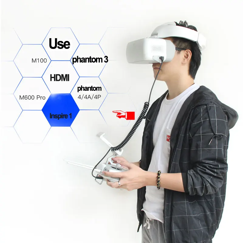 DJI Goggle HDMI кабель для передачи данных контактная линия Phantom 3 SE 4/4 pro/Pro + Inspire 1 M100|line|line