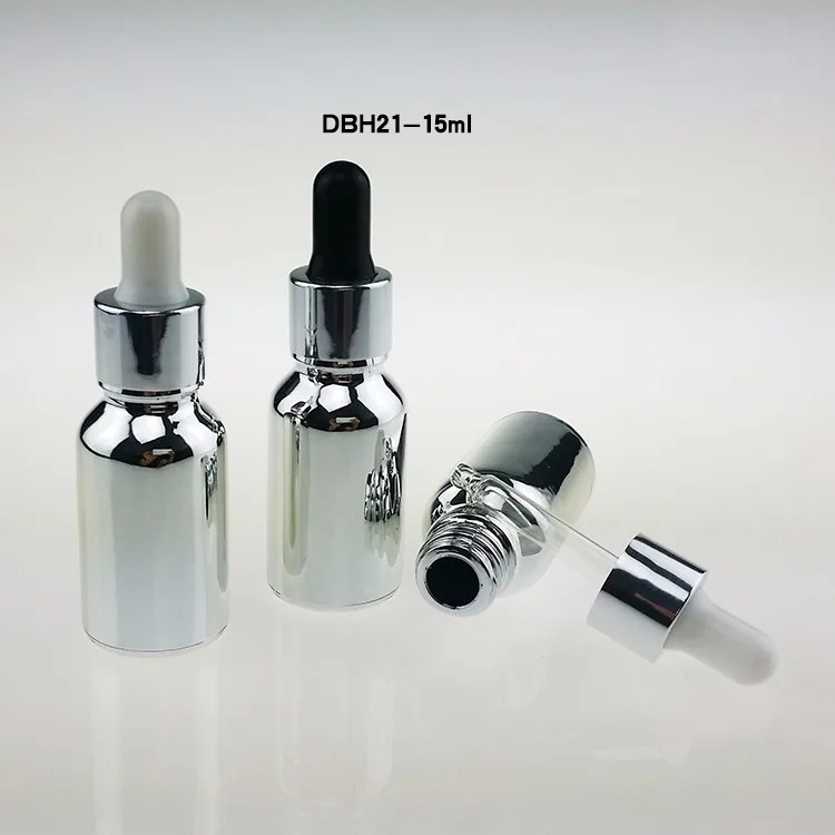 DBH21-15ml Silver liquid bottle with dropper (3)
