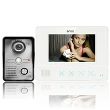 7 дюймов TFT Сенсорный экран Цвет Видео deurtelefoon CMOS ночного Версия Deurbel Камера домофон системы