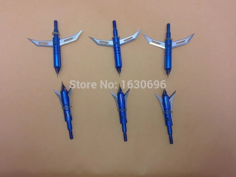 6pcs/lot archery hunting compound bow arrow tip point 100 grain 3