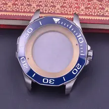 44 мм сапфировое стекло полигональный керамический Безель чехол для часов fit ETA 2824 2836