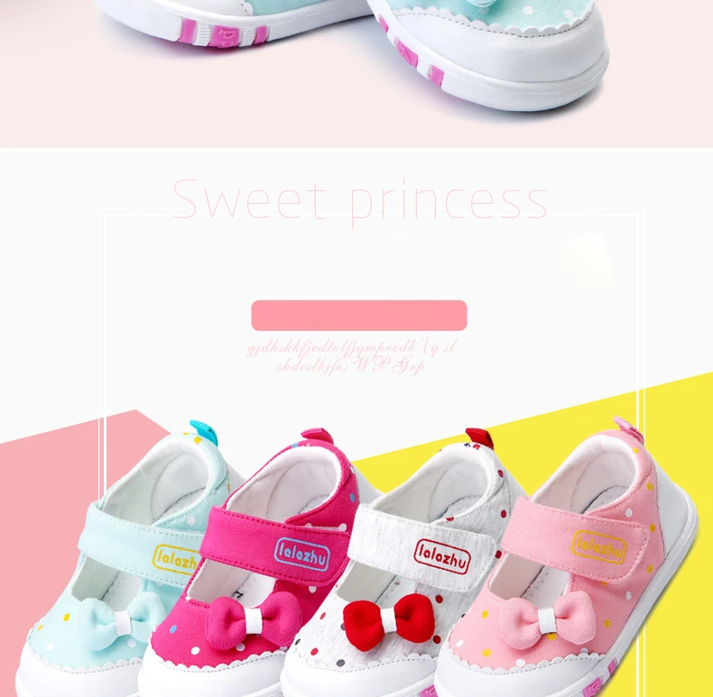 KALUPAO; весенняя обувь для малышей; обувь принцессы с бантом-бабочкой; обувь для малышей из дышащего хлопка; обувь с мягкой подошвой для младенцев