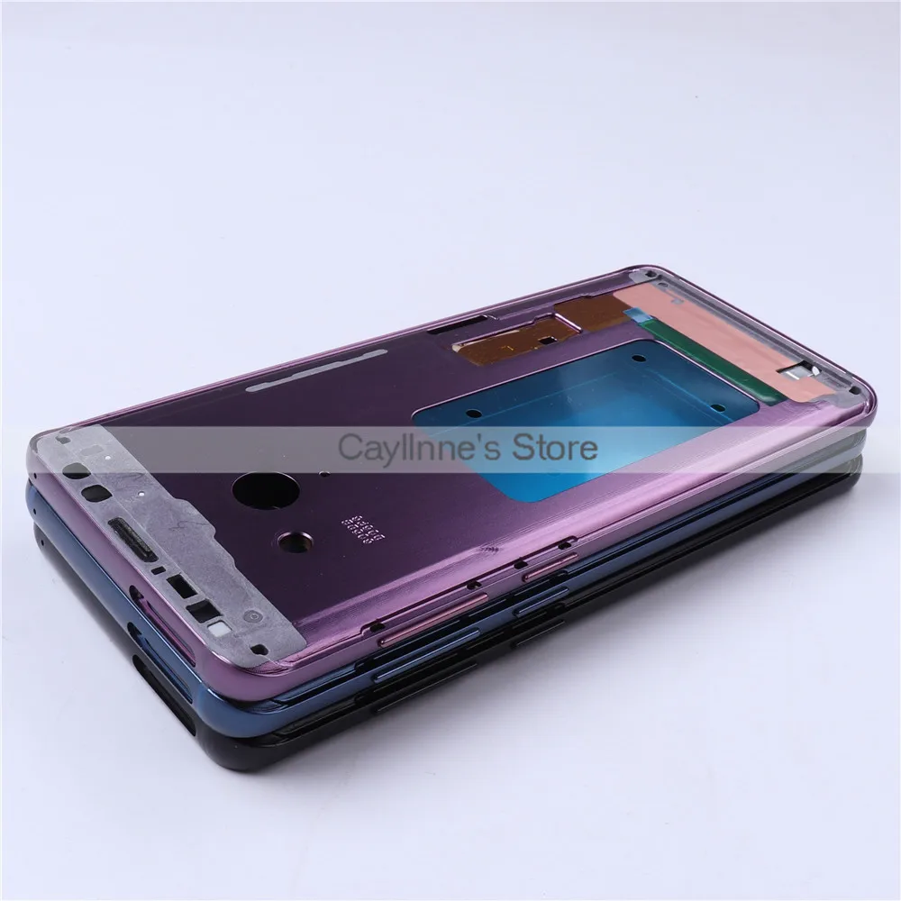 Новый S9 G960 для Samsung galaxy plus G965 средняя рамка Корпус Шасси с боковыми кнопками набор
