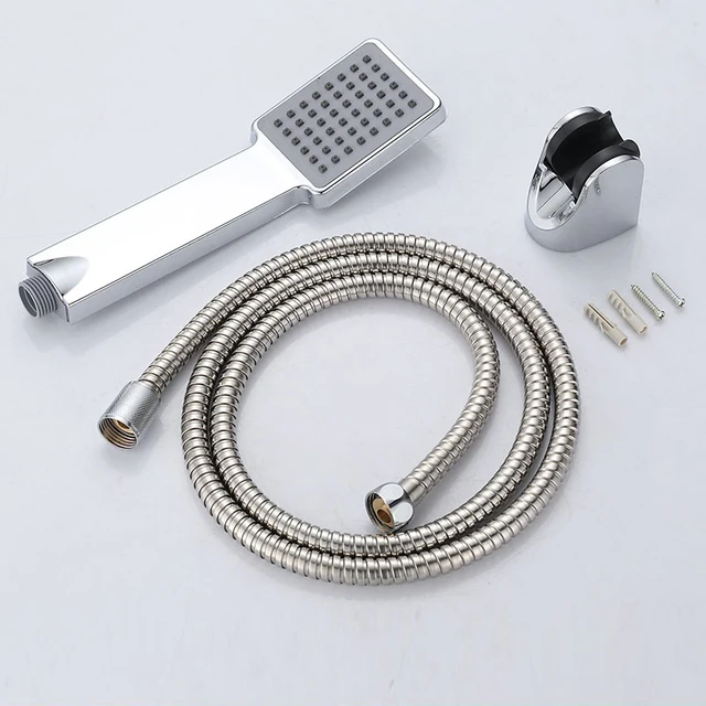 Chrome Free Shipping Water Saving Shower Head ABS Hand held Hand
