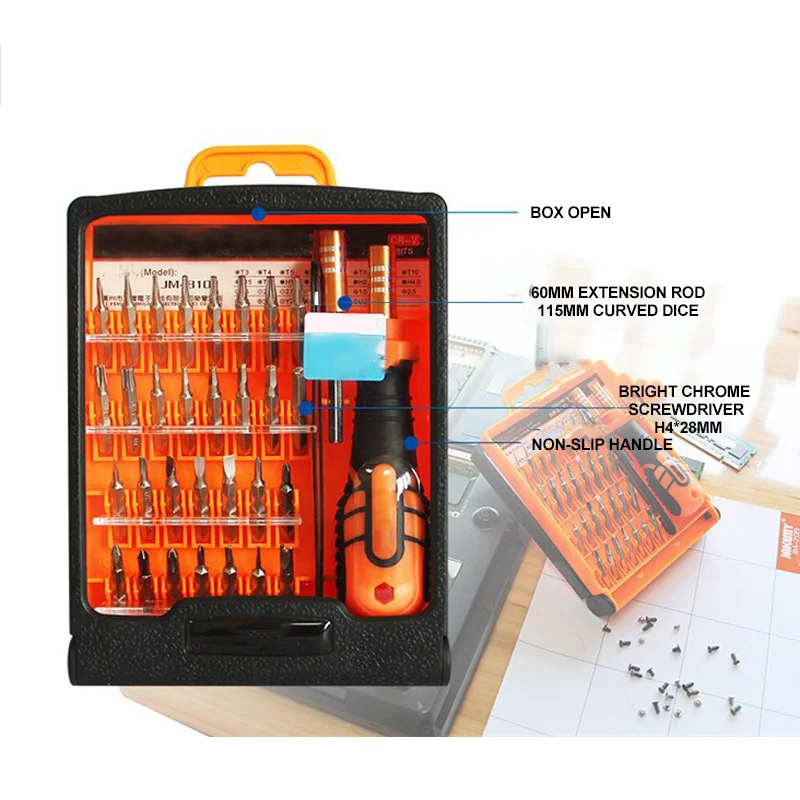 

33-In-1 Precision Multi-Function Mobile Phone Screwdriver Set Digital Telecommunication Repair Screwdriver bit set