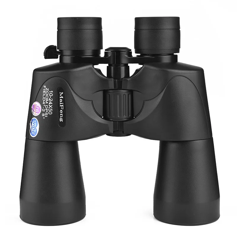 

NEW 10-24X50 Zoom Binoculars Telescope FMC Green Film BAK 4 Hunting Telescopio Binoculo Double Barrel
