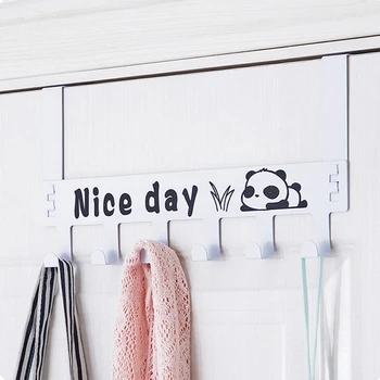 

1pcs Cute Panda Pattern Hook Door Storage Holder Hat Towel Coat Wall Decor Clothes Hangers Racks Storage Door Back Hooks