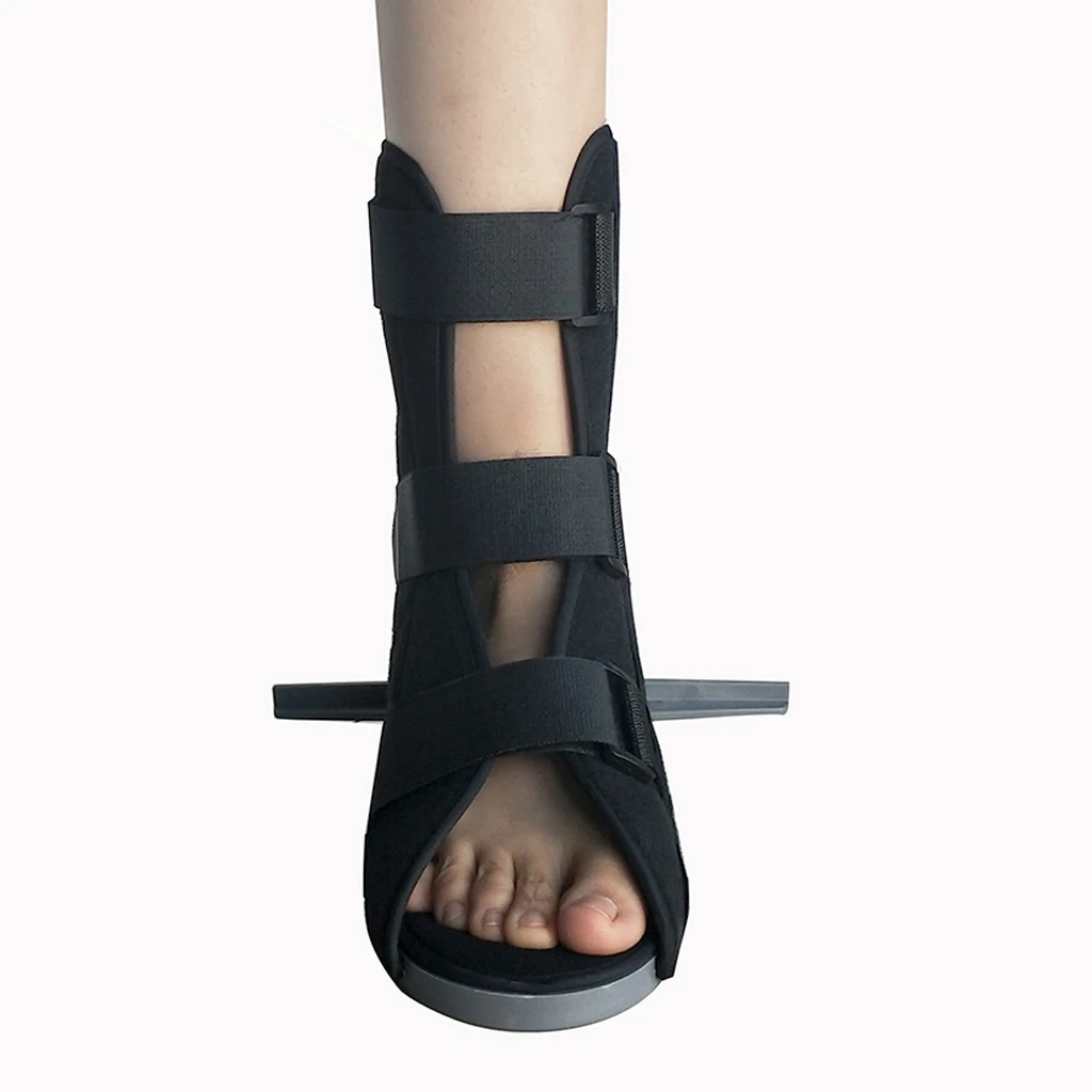 

Black Fracture Ankle Sprain Injury Support Broken Foot Brace Boot for Tendonitis Plantar Fasciitis