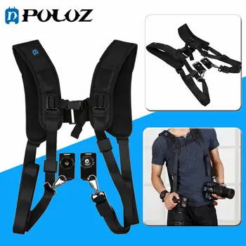

PULUZ Double Dual Shoulder Belt DSLR Universal Strap Harness Holder For DSLR Cameras
