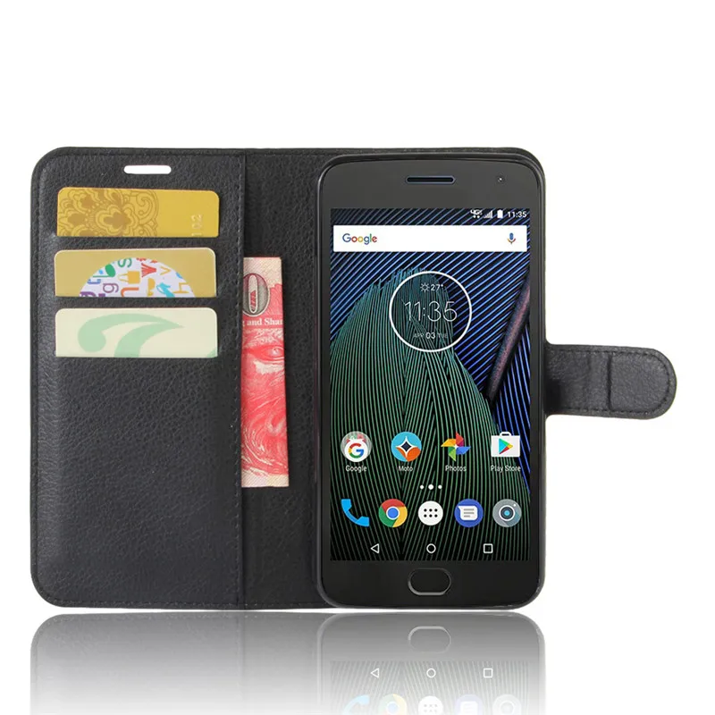For Motorola Moto G5 Plus Case Wallet PU Leather Back Cover Phone Case For Motorola G5 Plus XT1670 XT1675 Case Flip Bag Skin (13)