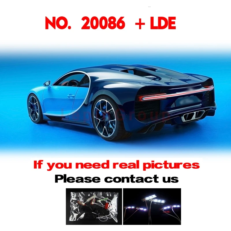 DHL LP 20086 Technic Bugattieding с функцией питания автомобильный набор leoggings 42083 строительные кубики, детские игрушки Рождественский подарок