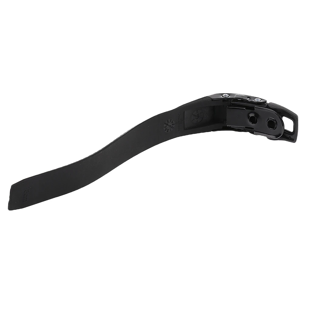 2 Set Replacement Sturdy Inline Roller Skating Skate Shoes Energy Strap With Screws nuts + Buckle Black Scooter Parts Accessory