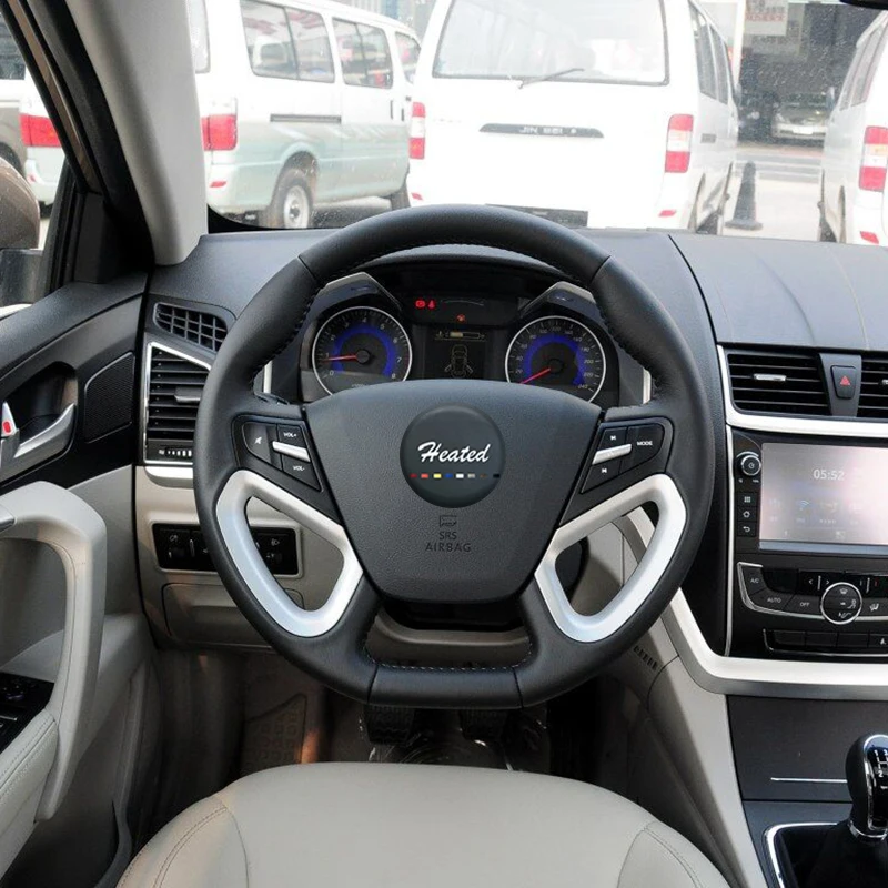 braid on the steering wheel for Geely EMGRAND 7 2014 year