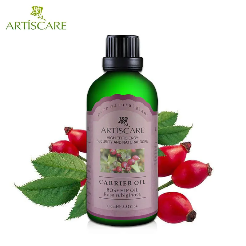 

ARTISCARE 100% Natural Rose Hip Base Oil 100ml Essential Oils Moisturize Hydrating Repair Wrinkles Acnes Scars SPA carrier oil