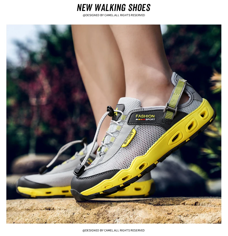 New Arrival Outdoor Aqua Shoes Sapatilhas Mulher Trekking Men Randonnee Scarpe Uomo Women Wading Upstream Breathable Mesh