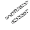 1 piece 8-30 Inches Sliver Figaro Chain Necklace 3mm-7.5mm Stainless Steel Figaro Link Chain for Men Women ► Photo 2/6