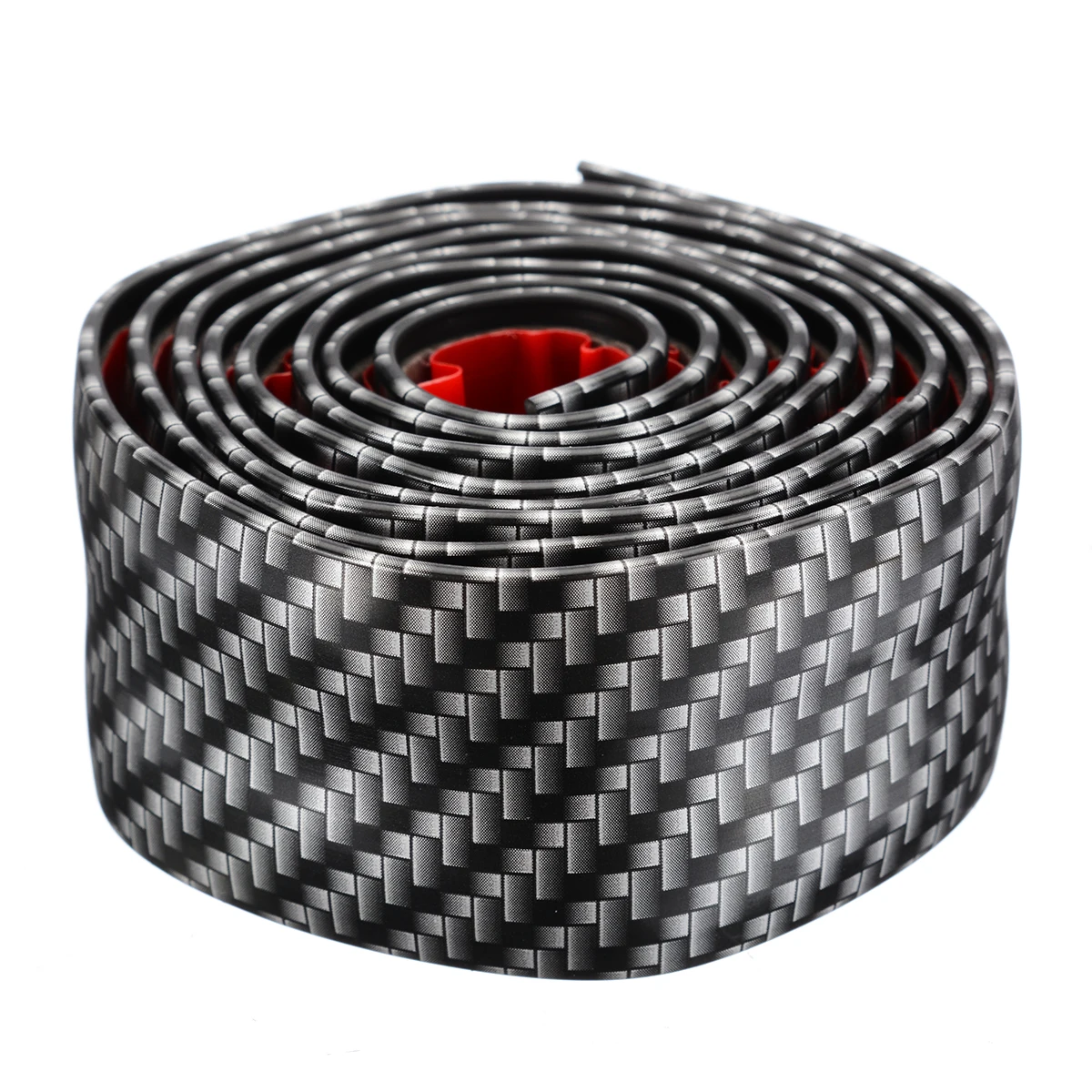 1M*3cm Carbon Fiber Rubber Soft Black Bumper Strip DIY Door Sill Protector Edge Guard Car Stickers Car Styling Accessories