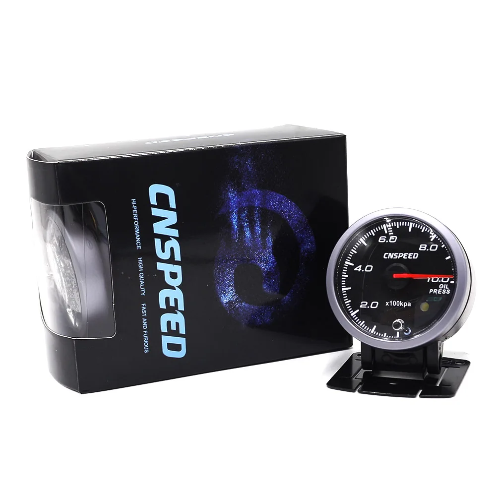 CNSPEED 60 мм Авто вольтметр 8-18 вольт Калибр Вольт Напряжение черное лицо с освещением автомобильный измеритель/Авто вольтметр Калибр xs101177