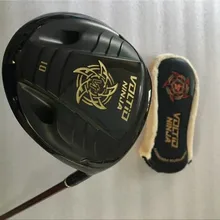 Катана волтио водитель-ниндзя Черный Гольф Драйвер гольф-клубов 9/10 градусов R/S/SR гибкий Спидер 461 графитовый Вал с крышкой головы