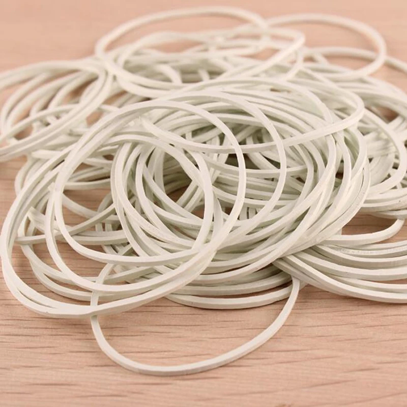 Buy 50PCS/lot Qualitywhite 50mm Elastic Rubber Bands Strong Elastic Hair Band