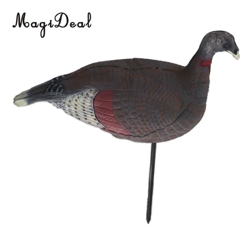MagiDeal 3D Lifelike 1Pc Turkey Hunting Shooting Decoy for Outdoor Lawn Ornaments Garden Yard Decoration Good Greenhand Gear