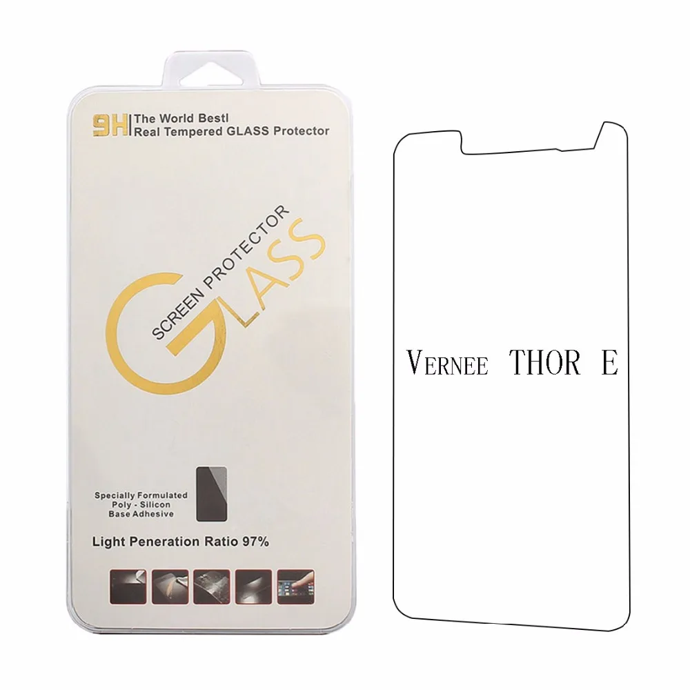 For Vernee Thor E Tempered Glass Film Screen Protector Luxury 9H 0.26mm Thin Front Phone Films | Мобильные телефоны и