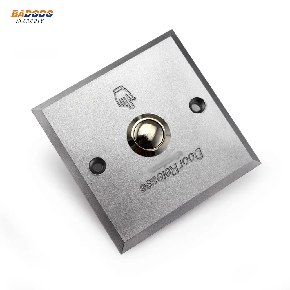 

Aluminum Alloy Panel Exit Push Button for access control steel push button dimension 86x86