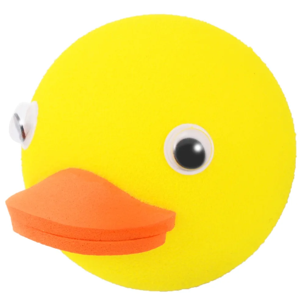 

MAYITR Cute Car Antenna Pen Topper Yellow Duck Aerial Ball Cartoon Doll EVA Antenna Toppers Car Roof Decoration Gifts