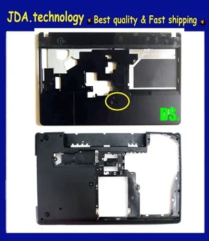 

Wellendorff New Palmrest & Bottom Cover For Thinkpad Lenovo E530 E535 E530C E545 Upper Cover Touchpad FP Holeh+Bottom Case
