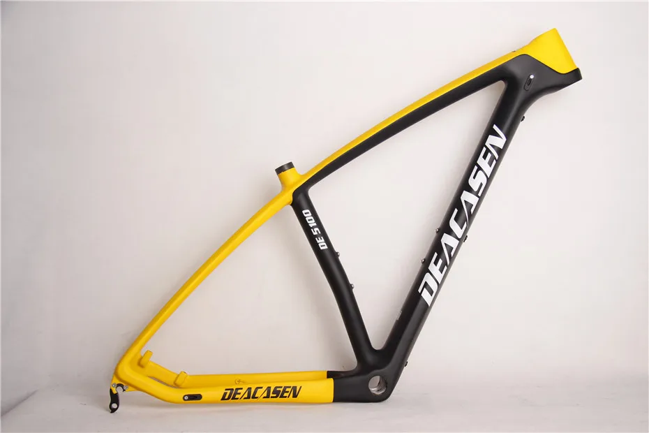 Китайский углерод кадров 17/19 29er углерода горный велосипед фреймов EMS углерода mtb рама BB92 - Цвет: yellow