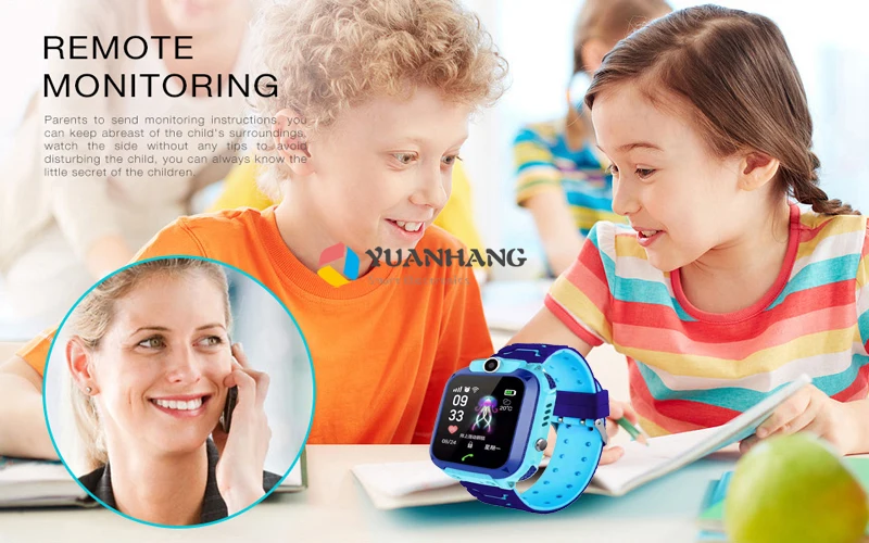 IP67 водонепроницаемый смарт точный трекер расположение SOS Вызов удаленный монитор камера SIM телефон часы наручные часы для детей студентов