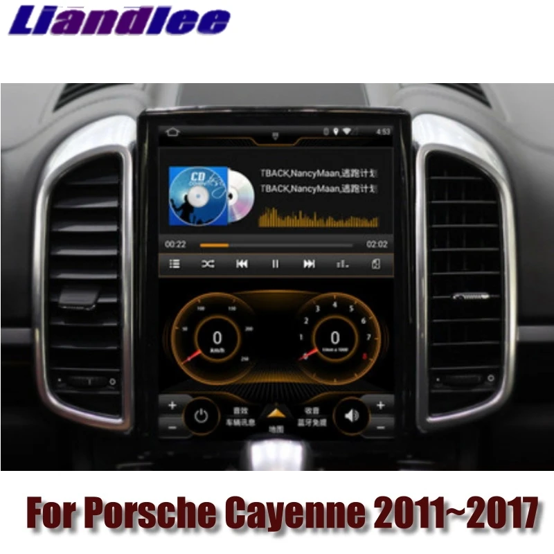 Для Porsche Cayenne S V6 92A 2011~ MACAN NAVI Liandlee Автомобильный мультимедийный gps wifi Аудио 10,4 дюймов CarPlay радио навигационная карта