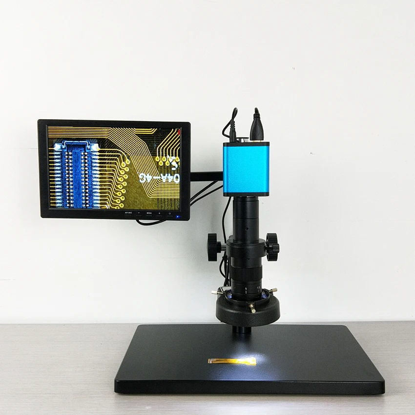 Автофокус микроскоп SONY IMX290 HDMI видео промышленная камера + 180X C Mount объектив