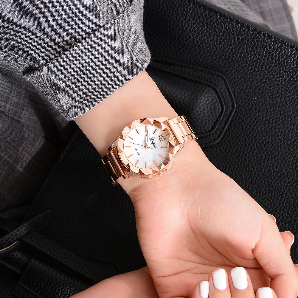 Роскошные Брендовые женские часы кварцевые часы со стальным ремешком модные повседневные женские наручные часы простой браслет часы relojes mujer