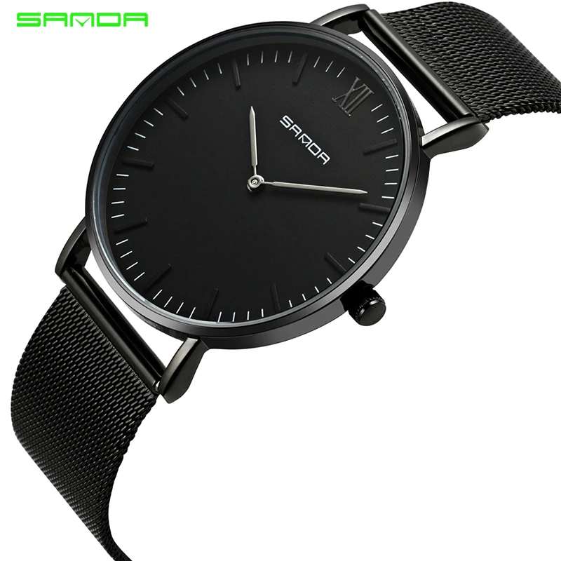

Slim Fashion Couple Watches Casual Lady Waterproof Quartz Men's Clock Women's Watch Stainless Steel Men'sClock Relogio Masculino