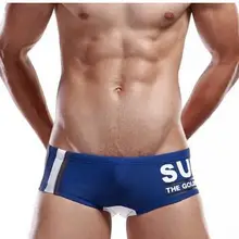 Бренд SEOBEAN мужские пляжные шорты мужские s одежда для плавания трусы бикини гей пенис мешок плавки боксеры однотонные плавки