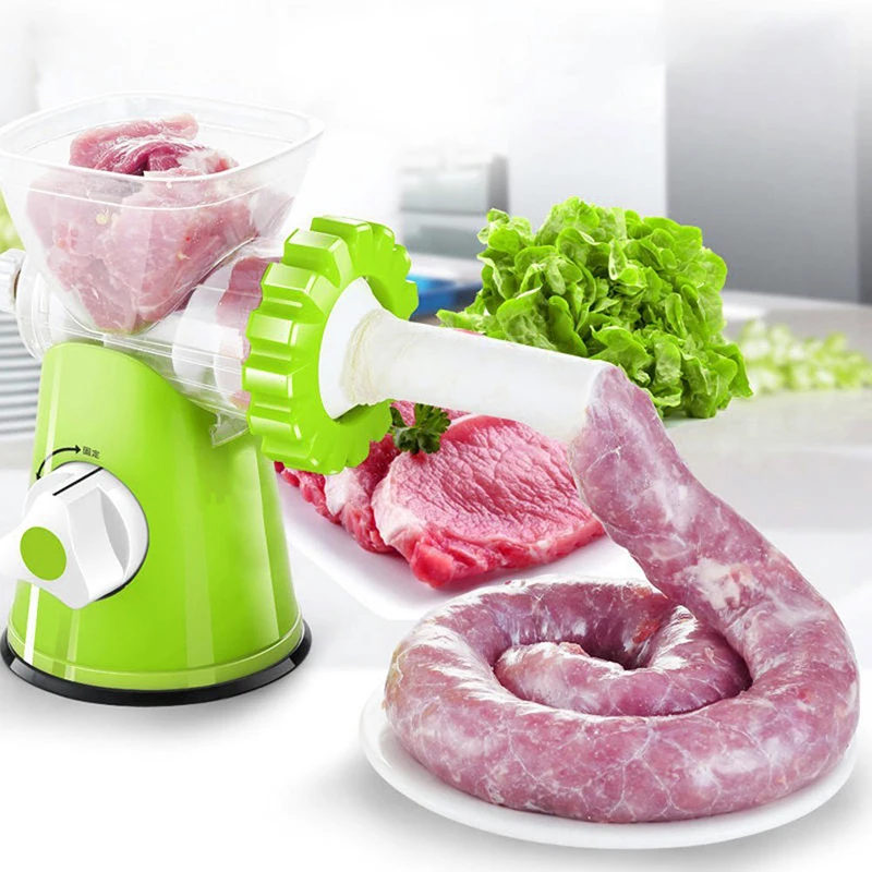 WALFOS High Quality Multifunctional Home Manual Meat Grinder For Mincing Meat/Vegetable/Spice Hand-cranked Meat Mincer Sausage