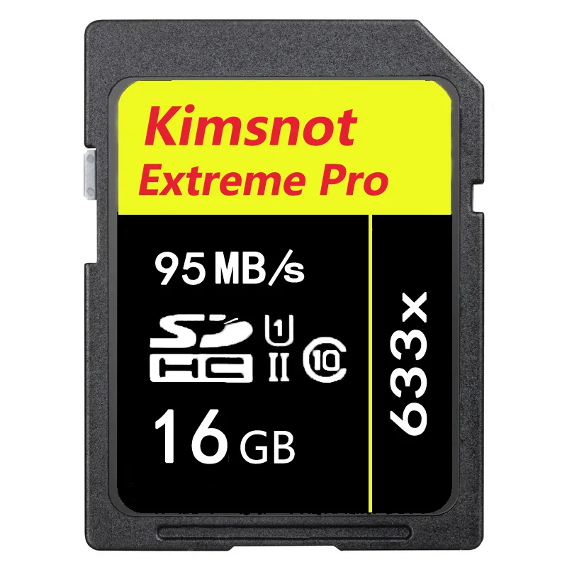 Kimsnot Extreme PRO 633x32 Гб SDHC 256 ГБ 128 Гб 64 Гб оперативной памяти, 16 Гб встроенной памяти SDXC SD карты флэш-карта памяти Class 10 95 МБ/с. C10 UHS-1 Камера карты
