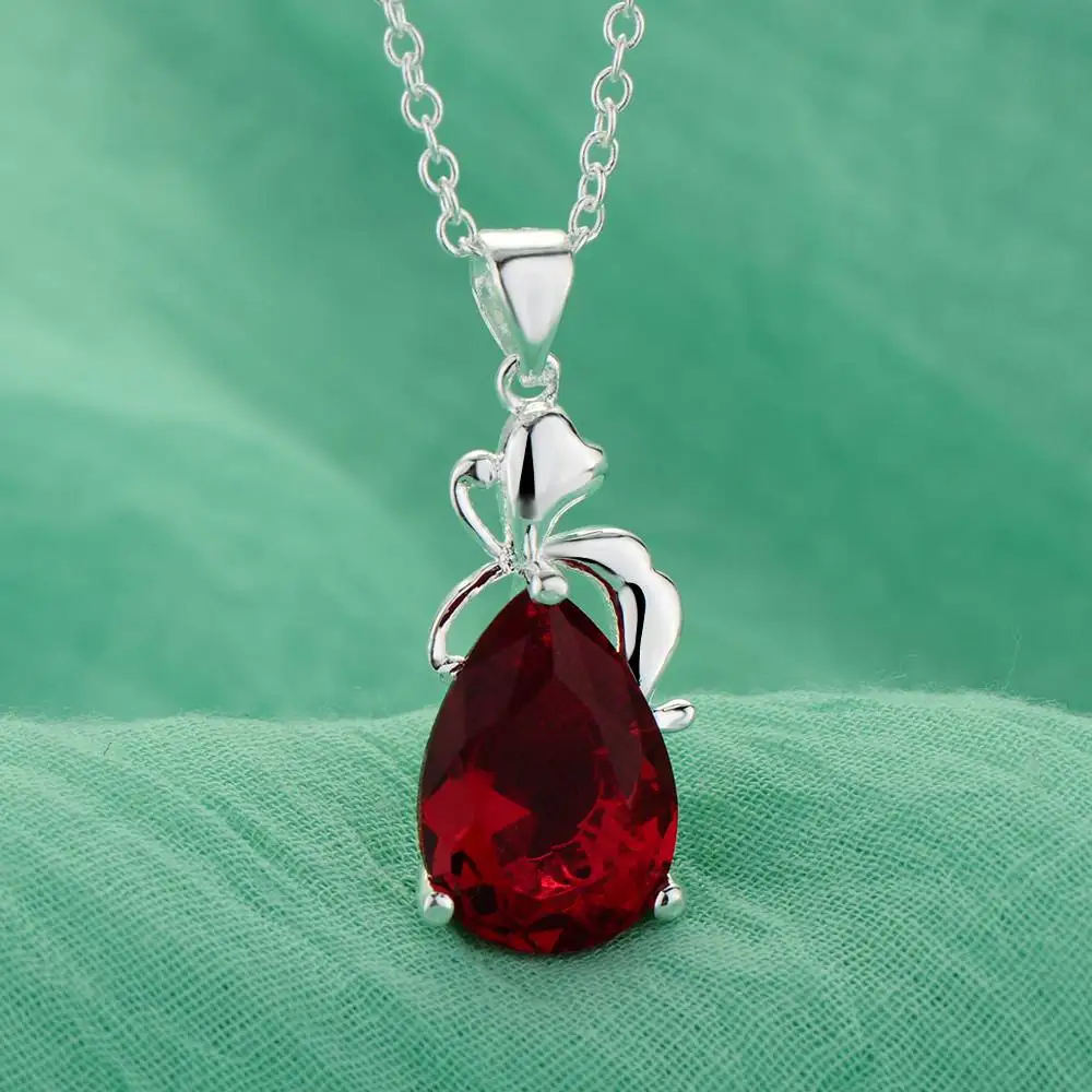 

silver plated Necklace Silver Pendant Jewelry /HOWELXMC KRCNWLND