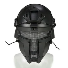 ABS full face tactical Cycling mask New Type Airsoft SPT Mesh SPT Mesh Sparta combat Face Mask AF Helmet Mounting